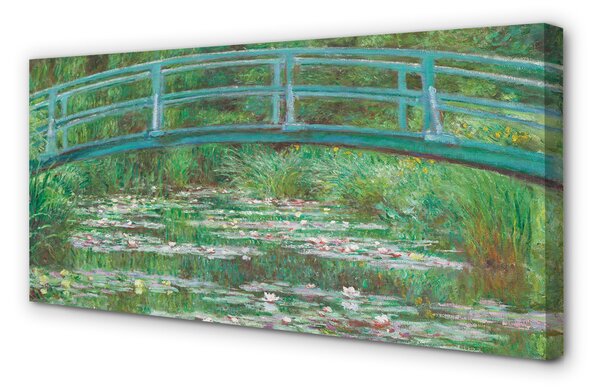 Fotoobraz na płótnie Japońska kładka - Paul Cézanne