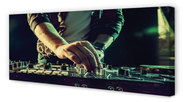 Obraz drukowany na płótnie Stanowisko Profesjonalnego DJ-a