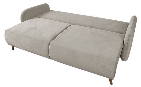 Sofa SOFT BEŻOWA 3-osobowa z funkcja spania