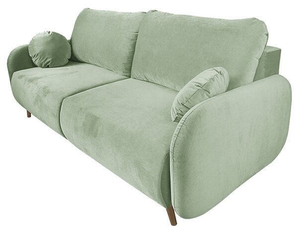 Sofa SOFT MIĘTOWA 3-osobowa z funkcja spania