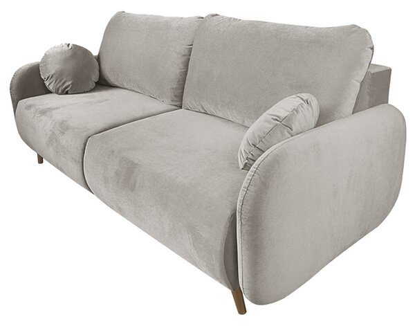 Sofa SOFT BEŻOWA 3-osobowa z funkcja spania
