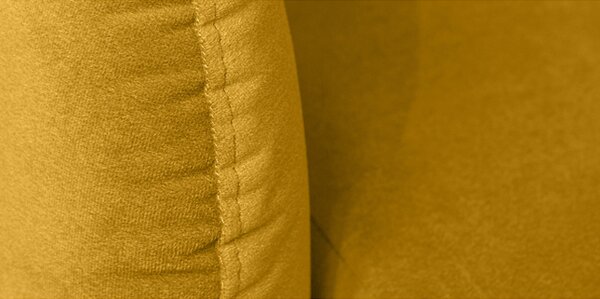 Sofa SOFT ZŁOTA 3-osobowa z funkcja spania