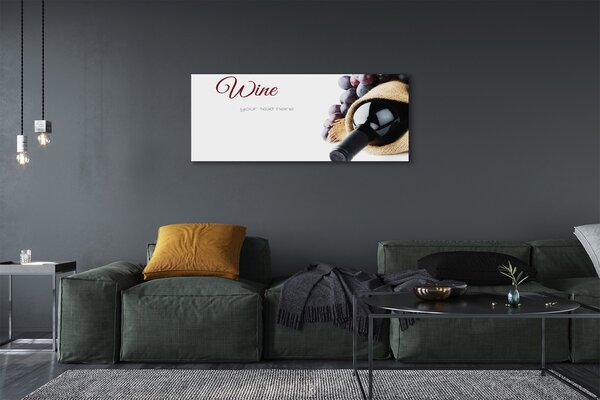 Obraz canvas na ścianę Owocowa Esencja Wina