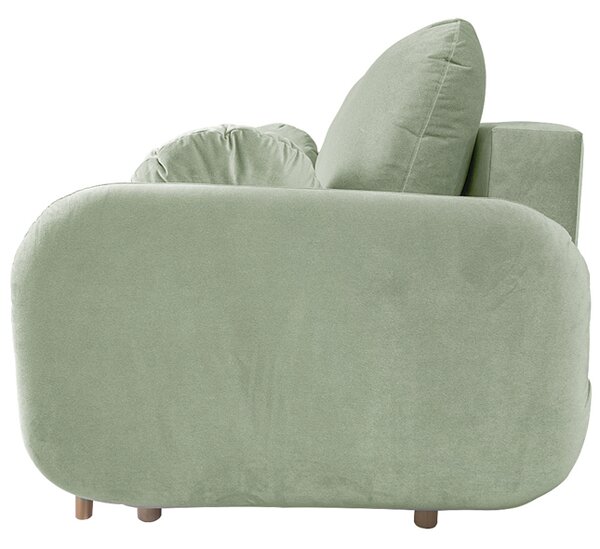 Sofa SOFT MIĘTOWA 3-osobowa z funkcja spania