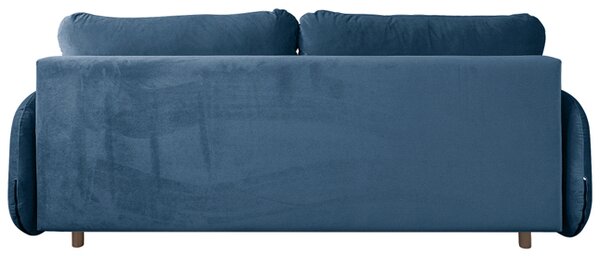 Sofa SOFT NIEBIESKA 3-osobowa z funkcja spania