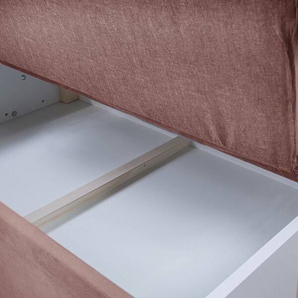 Sofa 2-osobowa MATI STANDARD Różowa z funkcją spania