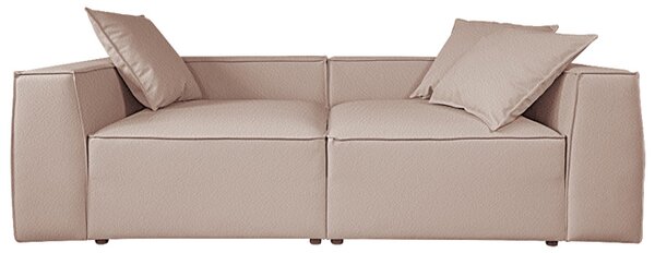 Sofa CLOUD XL MODUŁOWA EKOSKÓRA BEŻOWA KANAPA KLUBOWA