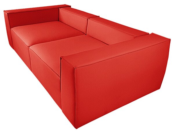 Sofa CLOUD XL MODUŁOWA EKOSKÓRA CZERWONA KANAPA KLUBOWA