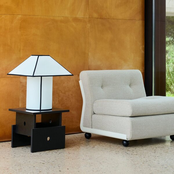 Lampa Stołowa HAY, Ava, biały, salon, tworzywo sztuczne, design