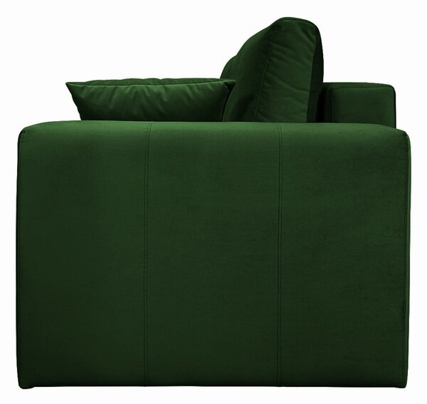 Sofa 3-os NESSI zielona SLIM
