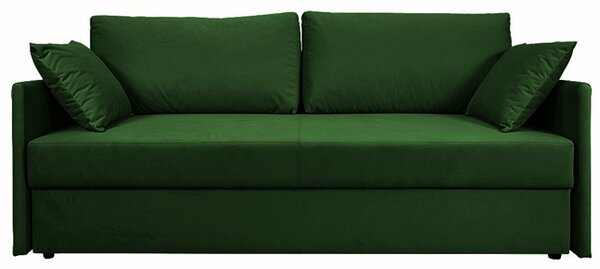 Sofa 3-os NESSI zielona SLIM