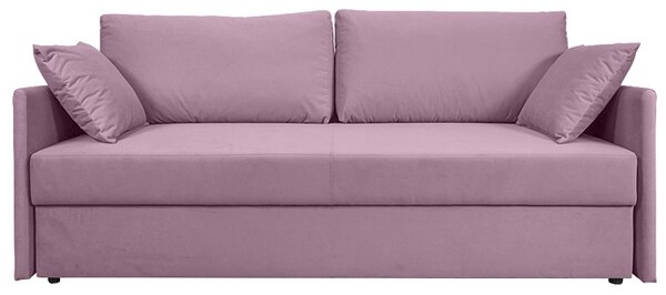 Sofa 3-os NESSI różowa SLIM