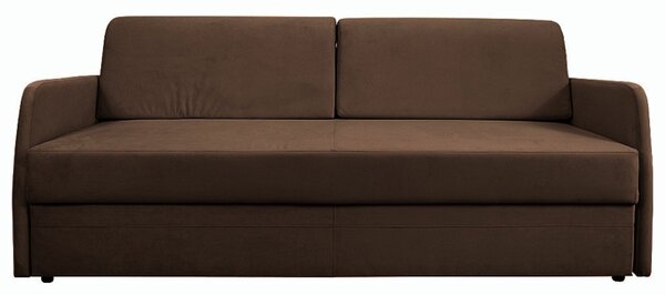 Sofa 3-os GENF brązowa SLIM