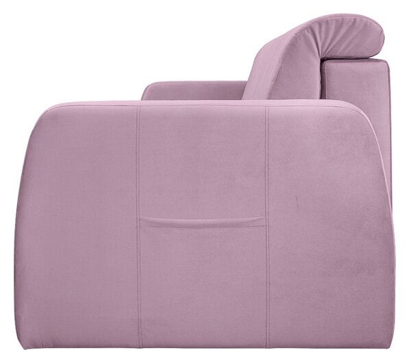 Sofa 3-os GENF różowa BIG