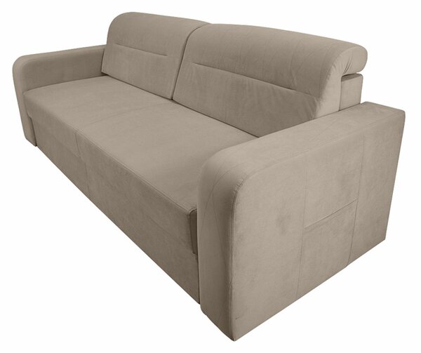 Sofa 3-os TONGA cappuccino SLIM