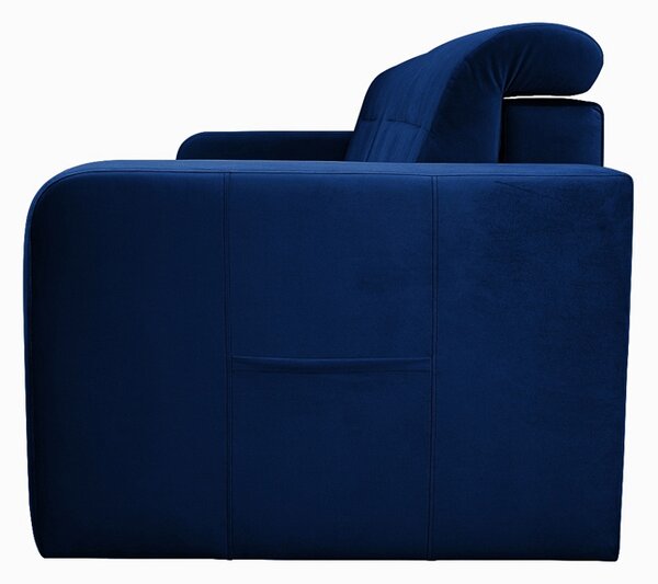 Sofa 3-os TONGA niebieska SLIM