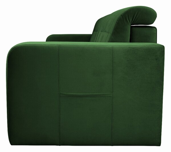 Sofa 3-os TONGA zielona SLIM
