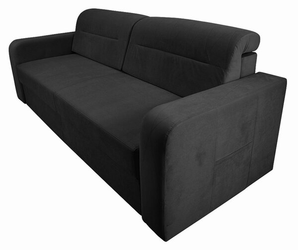 Sofa 3-os TONGA ciemnoszara SLIM