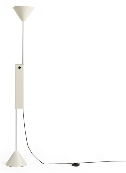 Lampa Podłogowa HAY, Twist, ściemnialny, biały, salon, aluminium, design