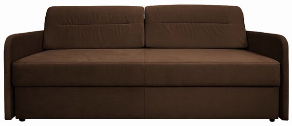 Sofa 3-os TONGA brązowa SLIM