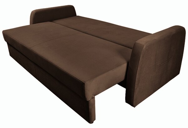 Sofa 3-os GENF brązowa