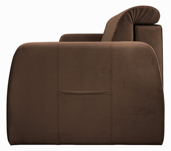 Sofa 3-os GENF brązowa