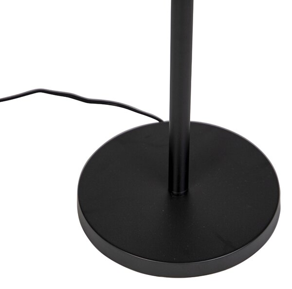 Nowoczesna lampa podłogowa czarna bez klosza 149 cm - Simplo