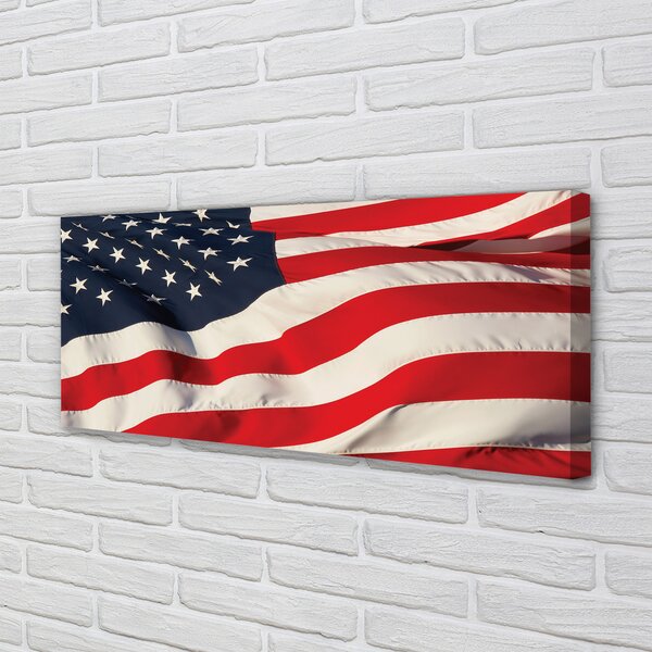Obraz canvas na ścianę Gwiazdy i Pasy: Flaga USA