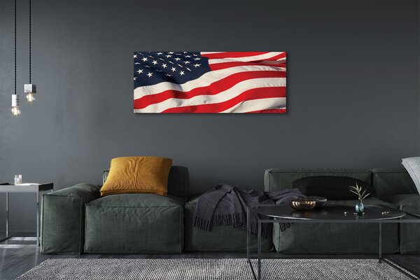 Obraz canvas na ścianę Gwiazdy i Pasy: Flaga USA