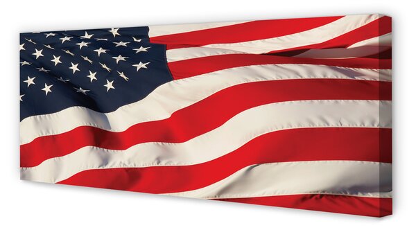 Obraz canvas na ścianę Gwiazdy i Pasy: Flaga USA