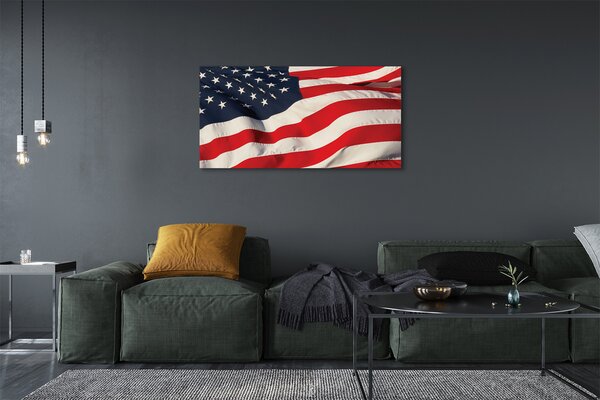 Obraz canvas na ścianę Gwiazdy i Pasy: Flaga USA