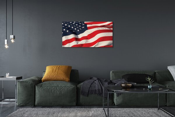 Obraz canvas na ścianę Gwiazdy i Pasy: Flaga USA