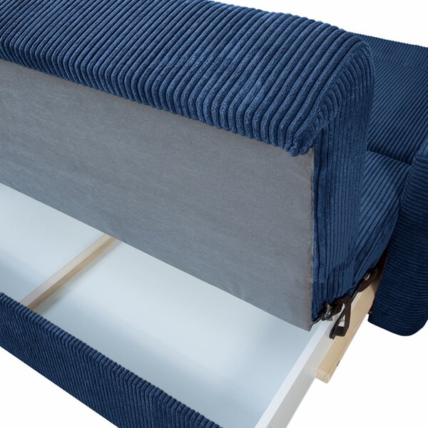 Sofa 4-os DOMO XXL PREMIUM granatowy