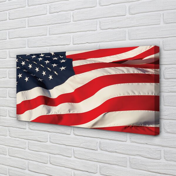 Obraz canvas na ścianę Gwiazdy i Pasy: Flaga USA