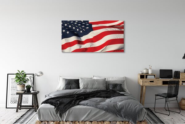 Obraz canvas na ścianę Gwiazdy i Pasy: Flaga USA