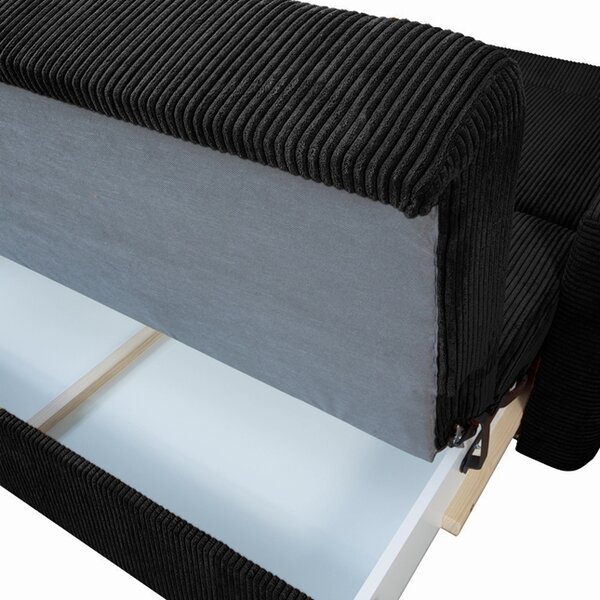 Sofa 4-os DOMO XXL PREMIUM czarny