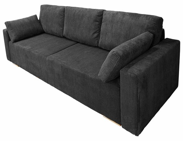 Sofa ESPANIA CIEMNOSZARA z funkcją spania, pojemnik na pościel