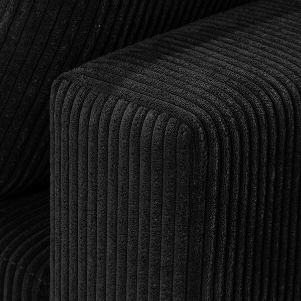 Sofa ESPANIA CZARNA z funkcją spania, pojemnik na pościel