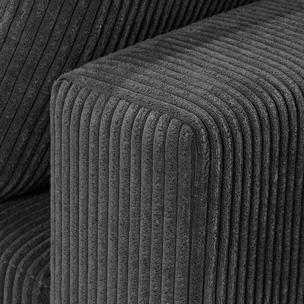 Sofa ESPANIA CIEMNOSZARA z funkcją spania, pojemnik na pościel