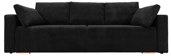 Sofa ESPANIA CZARNA z funkcją spania, pojemnik na pościel