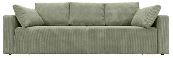 Sofa ESPANIA ZIELONA z funkcją spania, pojemnik na pościel