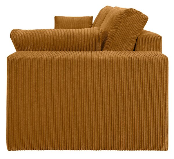 Sofa ESPANIA BURSZTYNOWA z funkcją spania, pojemnik na pościel