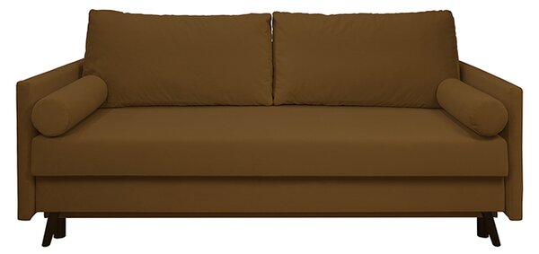Sofa SELFIE BRĄZOWA z funkcją spania rozkładana