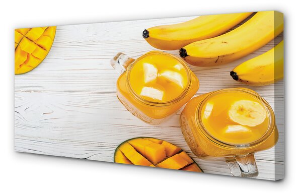 Obraz na płótnie Egzotyczny Shake Mango I Banan
