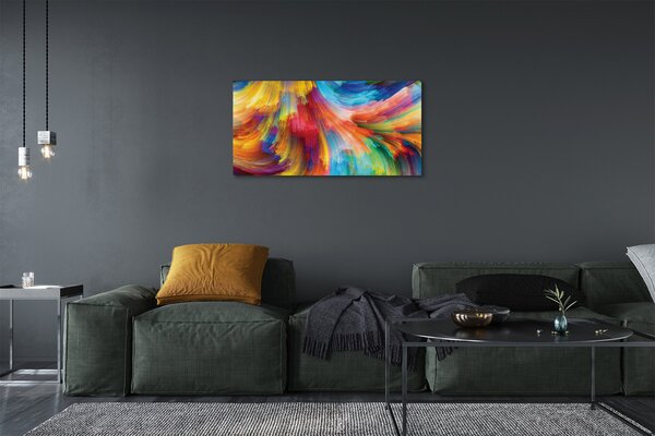Obraz canvas na ścianę Nieregularne Paski Fraktalne