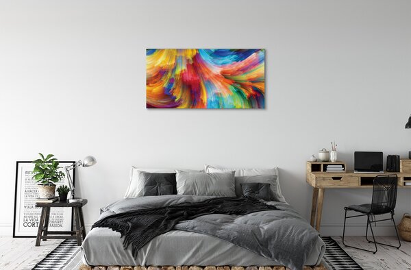 Obraz canvas na ścianę Nieregularne Paski Fraktalne
