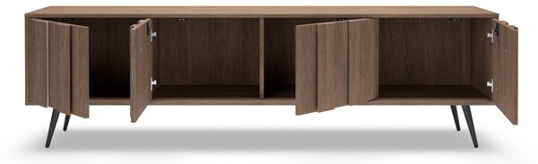 Szafka RTV Flaro 184 cm z oświetleniem - dąb dunin
