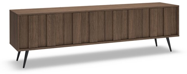 Szafka RTV Flaro 184 cm z oświetleniem - dąb dunin