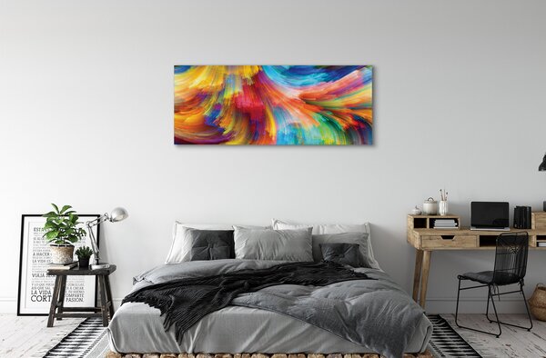 Obraz canvas na ścianę Nieregularne Paski Fraktalne