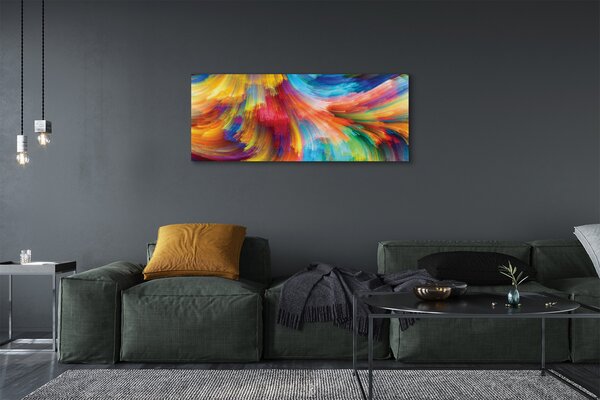 Obraz canvas na ścianę Nieregularne Paski Fraktalne